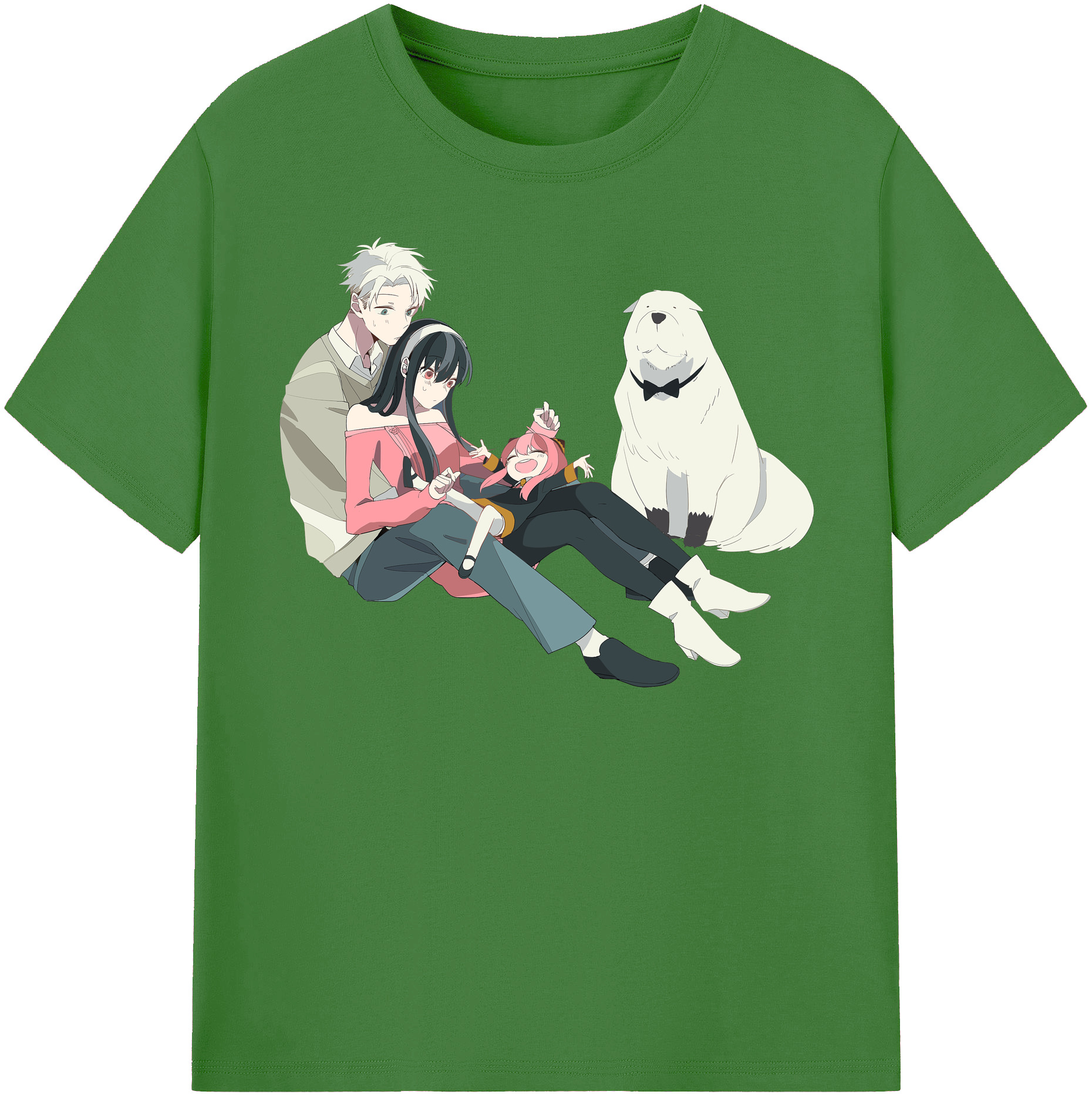 （画像用） SPY×FAMILY间谍家家酒 レディースカジュアルプリントTシャツ（綿100％）